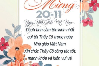 TỔ CHỨC KỶ NIỆM 42 NĂM NGÀY NHÀ GIÁO VIỆT NAM ( 20/11/1982-20/11/2024)